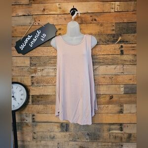 Old Navy Women's Mauve Rounded Neckline Soft Sleeveless Tank Top Size L